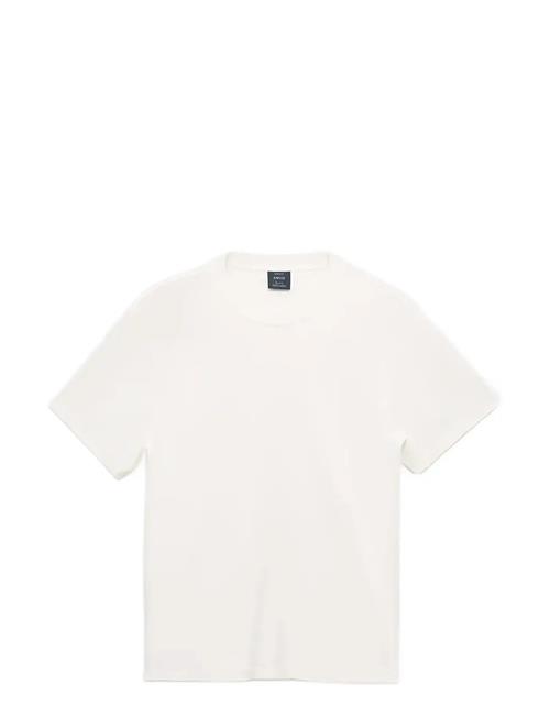 Medium Weight Regular Fit T-Shirt Mango White