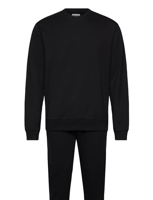 Jack & Jones Jacterry Ls Crew Neck And Pants Set W Jack & J S Black