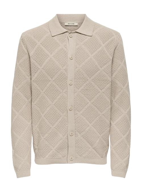 Onsmap Life Reg Cardigan Knit ONLY & SONS Cream