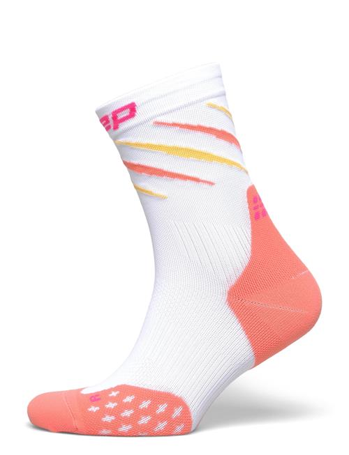 Run Edt. Claws Socks, Mid Cut CEP White