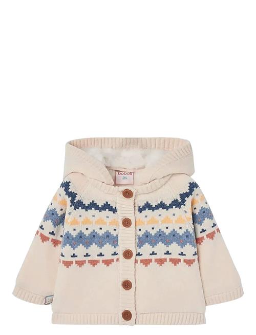 Knitwear Jacket For Baby Boboli Cream