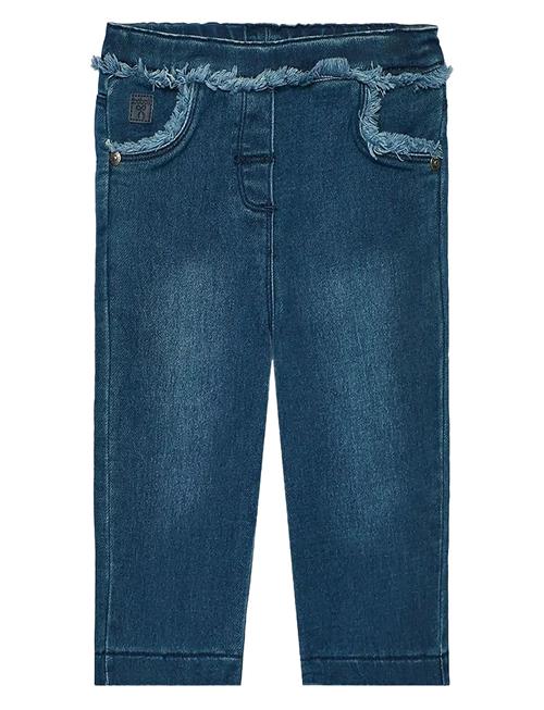 Denim Trousers Knit Boboli Blue