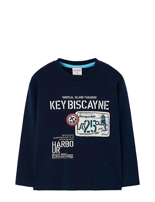 Knit T-Shirt Boboli Navy