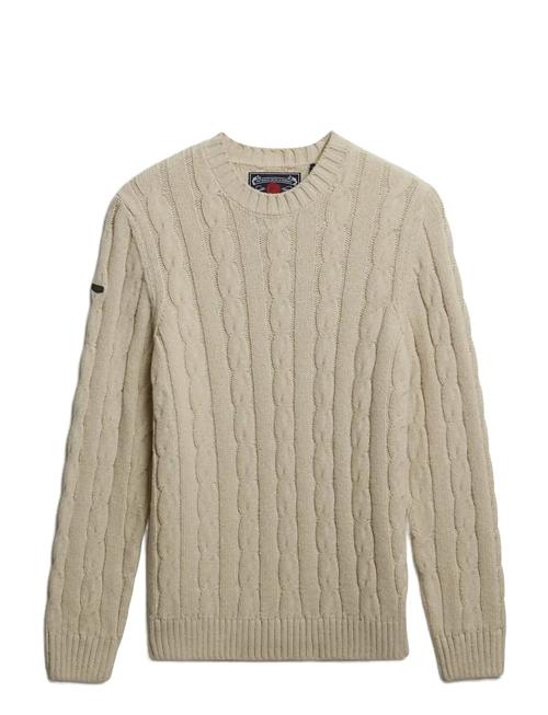 Jacob Cable Jumper Superdry Cream