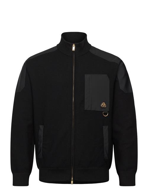 Elowan Fzip Sweater Gold Moose Knuckles Black