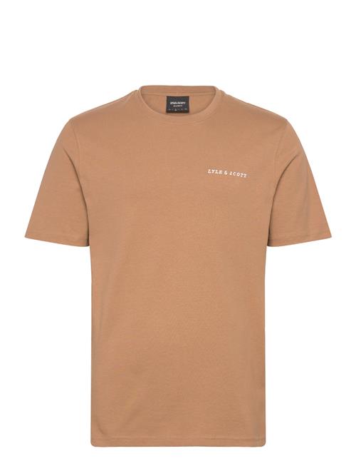 Script T-Shirt Lyle & Scott Beige