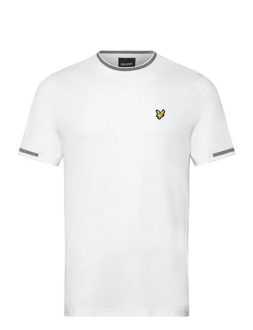 Birdseye Half Tipped T-Shirt Lyle & Scott White