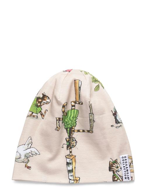 Pettson & Findus Beanie Dust Blue Geggamoja Beige