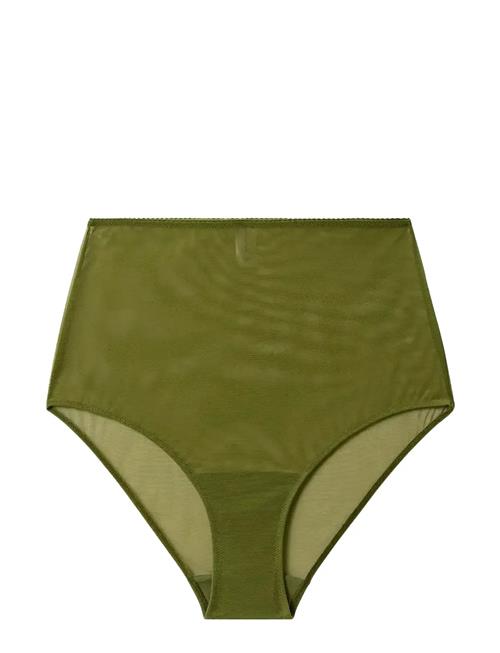 Mesh Highwaist Briefs Understatement Underwear Green