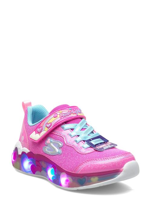 Girls Eternal Heart Lights Ton Of Love Skechers Pink