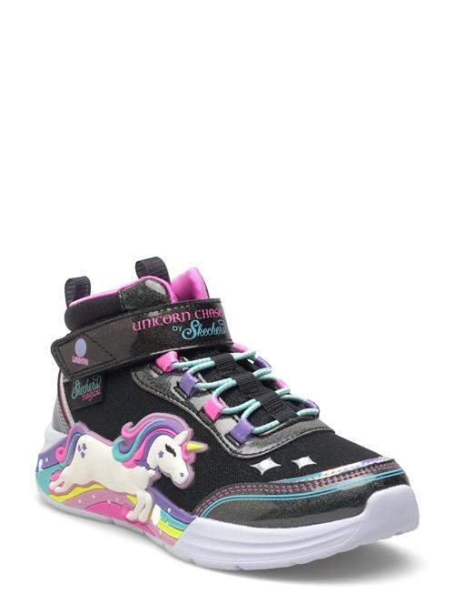 Girls Unicorn Chaser Skechers Black