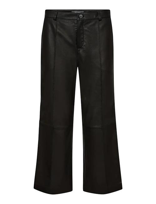 Mmcomo Leather Pant MOS MOSH Black