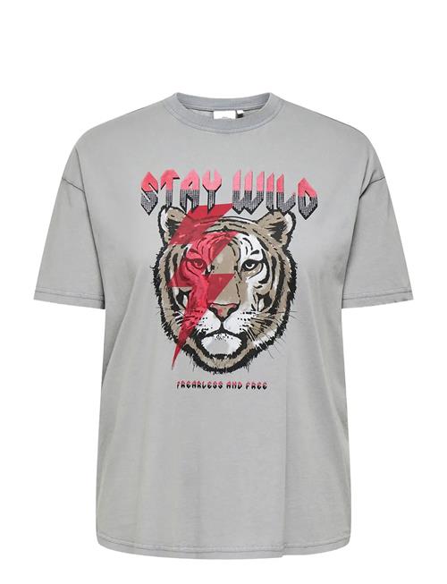 Cartico Life Ss Relaxed O-Neck Tee Jrs ONLY Carmakoma Grey