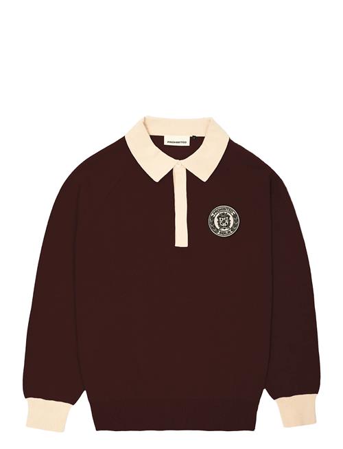 Cup Knitted Jersey Prohibited Burgundy