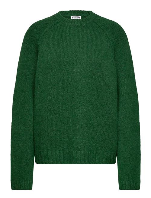Relaxed Knitted Sweater Weekday Green