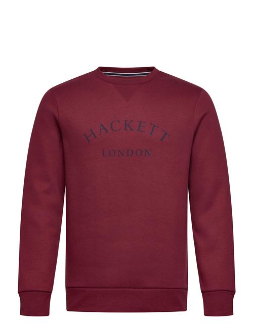 Heritage Ess Aw Crew Hackett London Burgundy