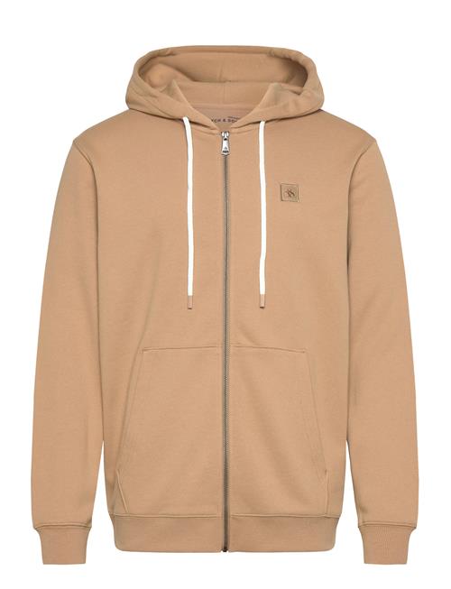 Full Zip Logo Hoodie Scotch & Soda Beige