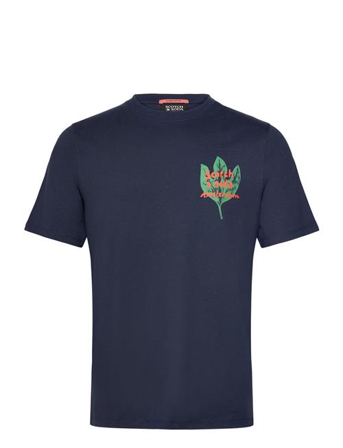 Regular Fit Front + Back Aw T-Shirt Scotch & Soda Navy