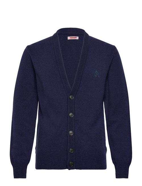 Shetland Cardigan Baracuta Navy