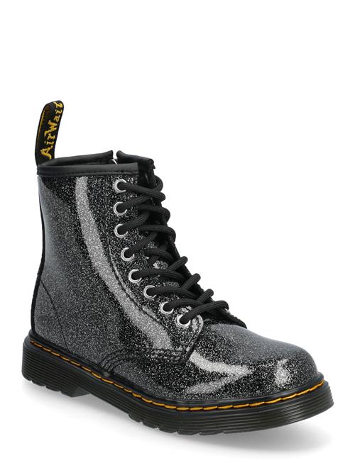 1460 J Black+Silver Nebula Glitter Dr. Martens Black