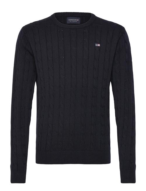 Brayden Cotton Cable Sweater Lexington Clothing Black