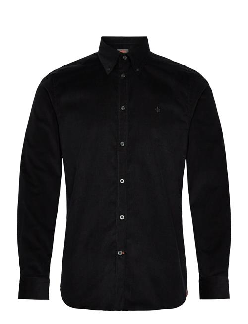 Douglas Cord Shirt-Slim Fit Morris Black