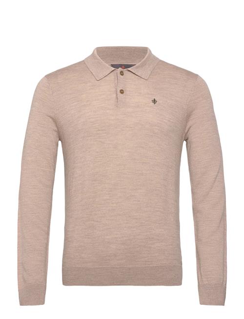 Merino Polo Knit Morris Beige