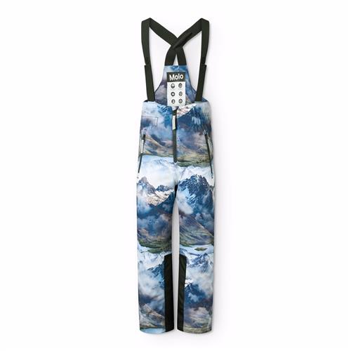 Molo Play Pro Skibukser Snowy Mountains  Snowy Mountains 140 cm  Blå  140 cm  mand