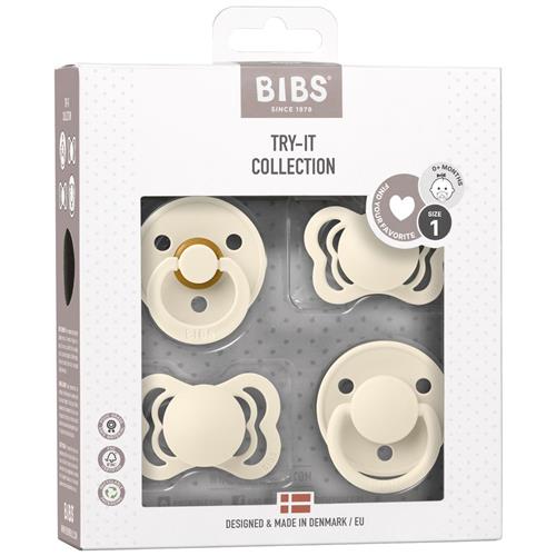 BIBS Try-It Collection S1 Sutter Elfenben Ivory 0+ Months  Creme  0+ måneder  unisex