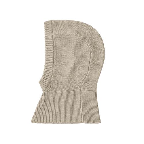 FUB Baby-balaclava I Uld Oat Melange  Oat Melange-68/74 cm Wool Beige  68/74 cm  Unisex