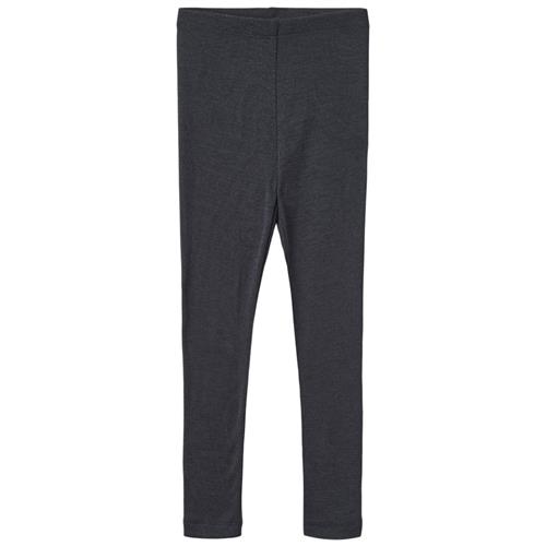 Wheat Leggings i uld Agi Navy 122 cm Wool Marineblå  122 cm  Unisex