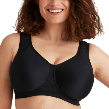 Miss Mary of Sweden Miss Mary Exhale Comfort Sports Bra BH Sort E 85 Dame