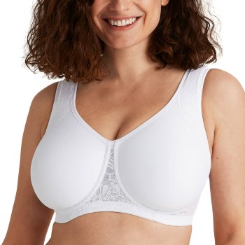 Miss Mary of Sweden Miss Mary Exhale Comfort Sports Bra BH Hvid D 105 Dame