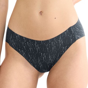 Sloggi Trusser ZERO Feel 2 0 Festive High Leg Sort Mønster X-Large Dame