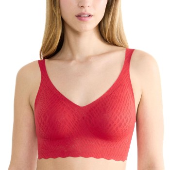 Sloggi BH ZERO Feel Bliss Bralette Rød XX-Large Dame