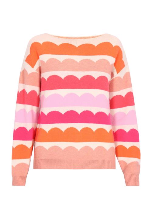 MYMO Pullover  orange / pink / pudder / gammelrosa
