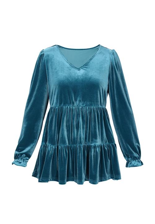 Usha Bluse  blå
