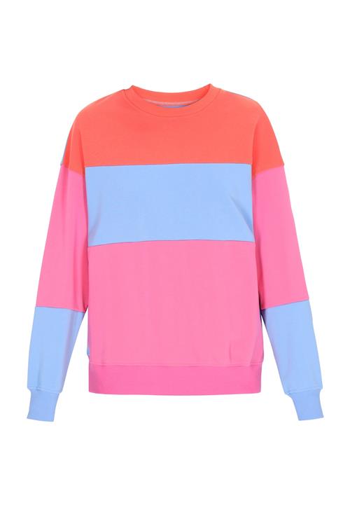 MYMO Sweatshirt 'Back To School'  lyseblå / hummer / pitaya