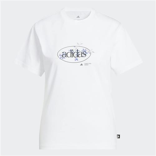 ADIDAS SPORTSWEAR Funktionsbluse 'Elem Flrl'  hvid