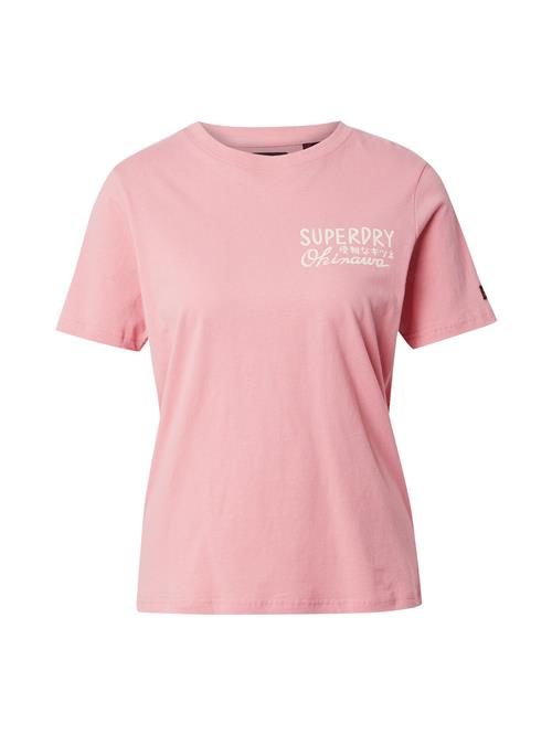 Superdry Shirts 'TOKYO'  lyseblå / lys pink / brandrød / hvid