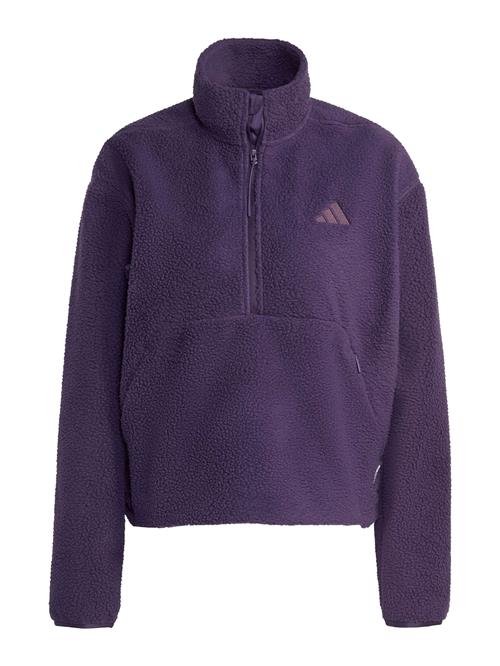 ADIDAS SPORTSWEAR Sportsweatshirt 'FLEECE'  aubergine