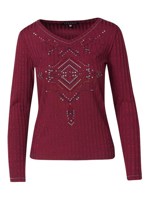 KOROSHI Shirts  mørkerød