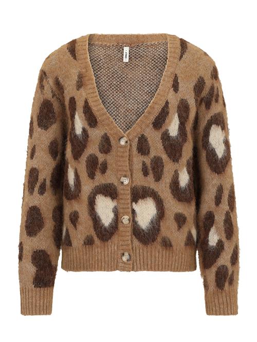 Only Tall Cardigan 'ONLEDELIE'  brun / umbra / offwhite