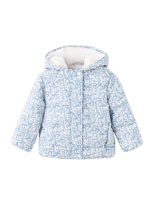 MANGO KIDS Vinterjakke 'Lirio'  lyseblå / hvid