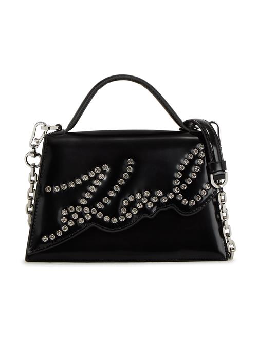 Karl Lagerfeld Håndtaske  sort / sølv / transparent