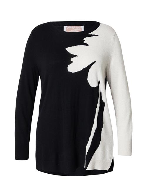 Persona by Marina Rinaldi Pullover 'Ulrico'  sort / hvid