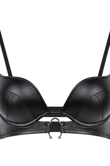 Hunkemöller Formstøbt longline push-up-bøjle-bh Zelda sort