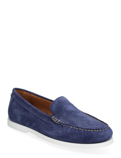Se Merton Suede Venetian Loafer Polo Ralph Lauren Blue ved Booztlet