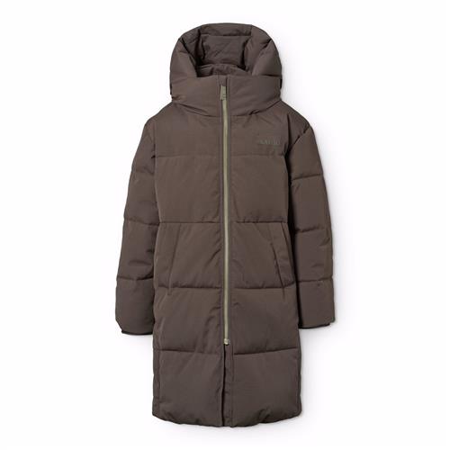 Molo Harper Lang Parkacoat Dark Cocoa  Dark Cocoa 110 cm  Brun  110 cm  kvinde