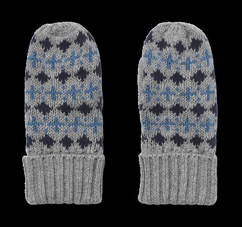Wheat Cotta Jacquard-vanter Grey Melange  Grey Melange 6-8 Y  Grå  6-8 år  unisex